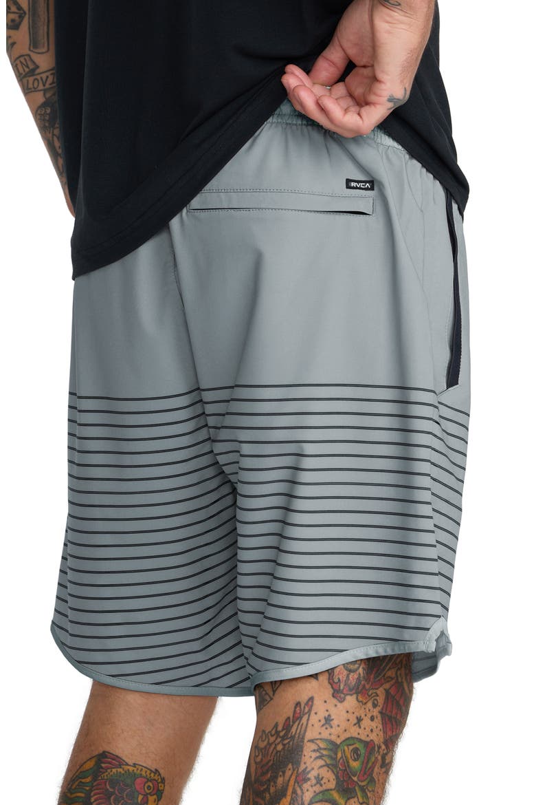Yogger Stretch Shorts, Alternate, color, LEAD