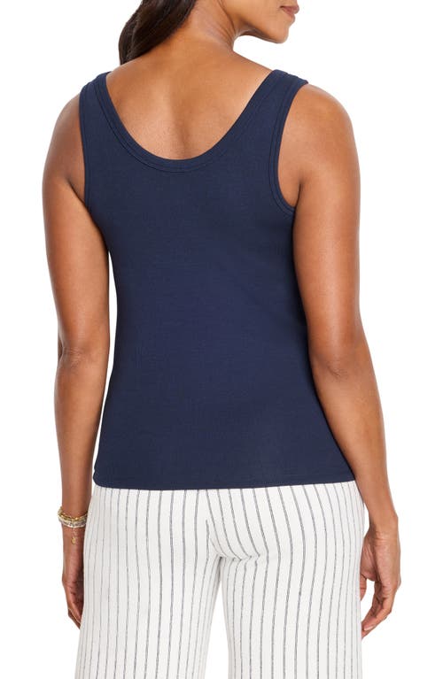 Nic + Zoe Nic+zoe Shimmer Trimmed Tank Top