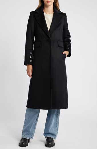 Sam Edelman Single Breasted Twill Reefer Coat Nordstrom