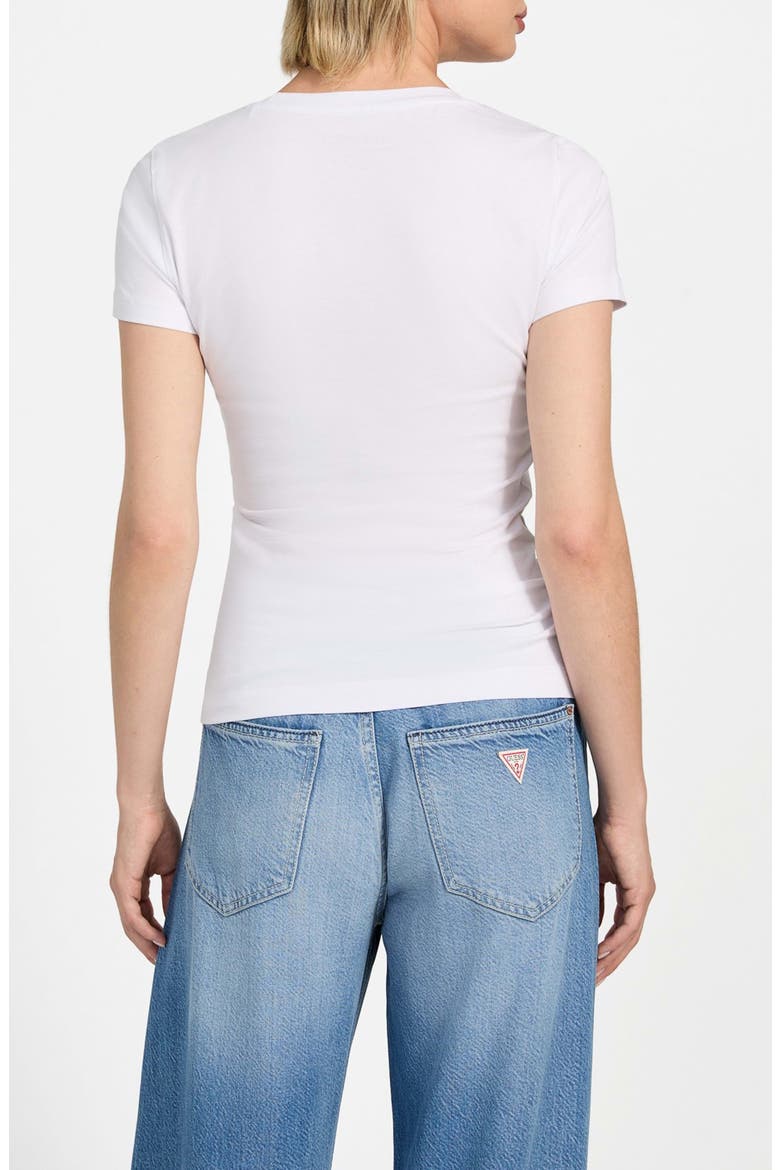 Logo Script T-Shirt, Alternate, color, PURE WHITE