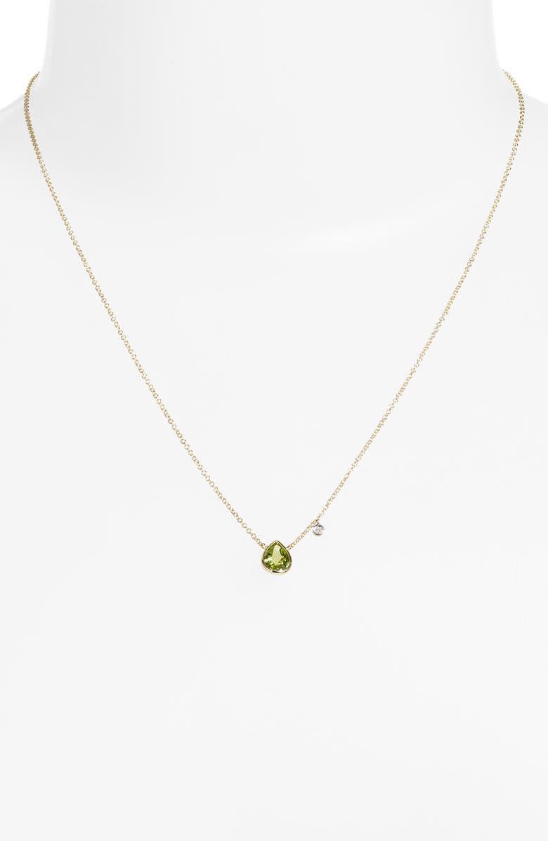 Meira T Peridot Pendant Necklace, Alternate, color,