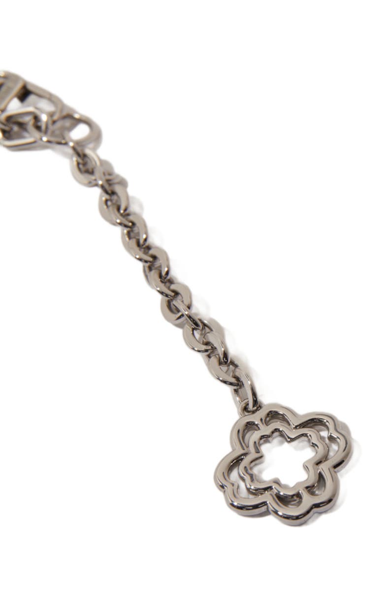 maje Clover logo chain belt, Alternate, color, 