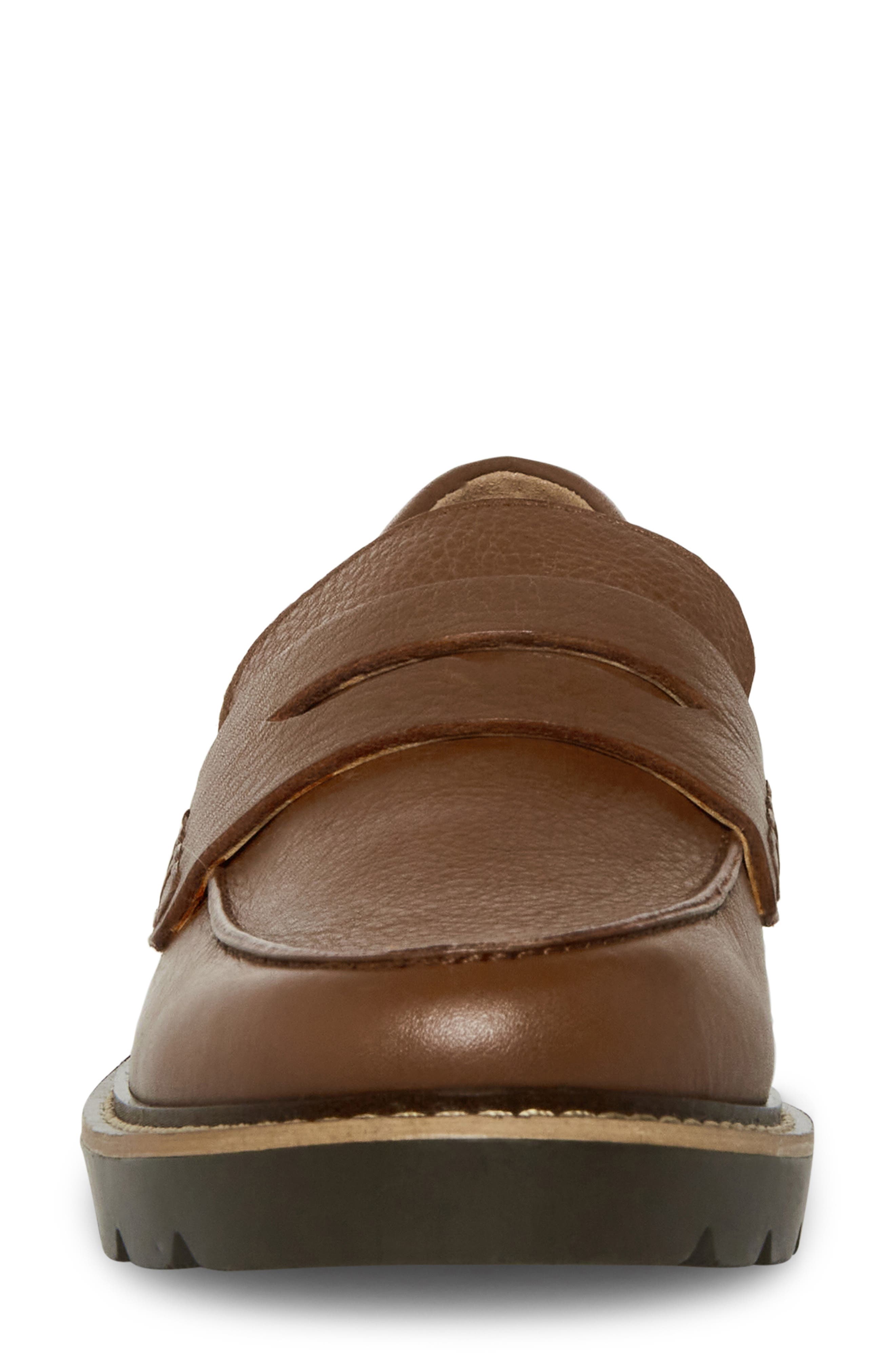 Waterproof Penny Loafer, Alternate, color, LIGHT BROWN LEATHER