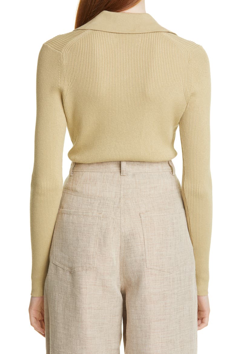 Everly Polo, Alternate, color, SAGE GREEN