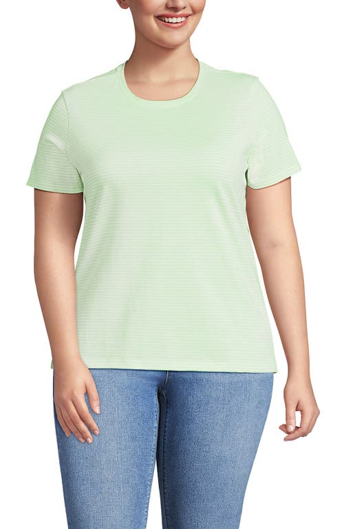 LANDS' END LANDS' END RELAXED SUPIMA COTTON CREW NECK T-SHIRT 
