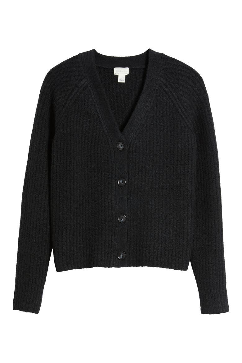 Weekend Cardigan, Alternate, color, BLACK