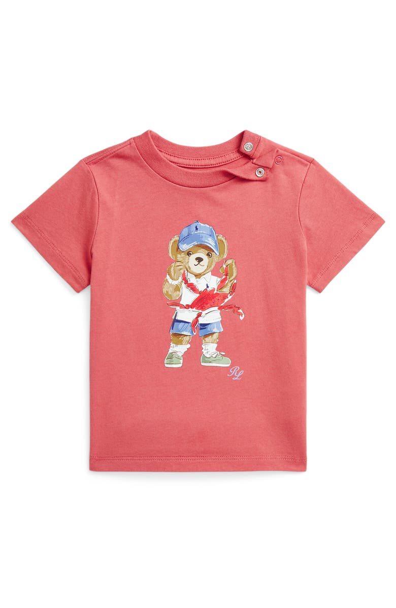 Ralph Lauren Polo Bear Graphic T-Shirt, Main, color, 
