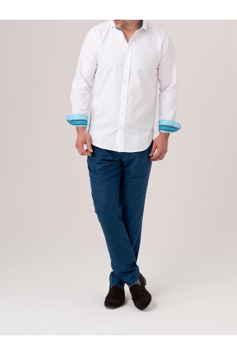 Button Up Shirt, Alternate, color, White