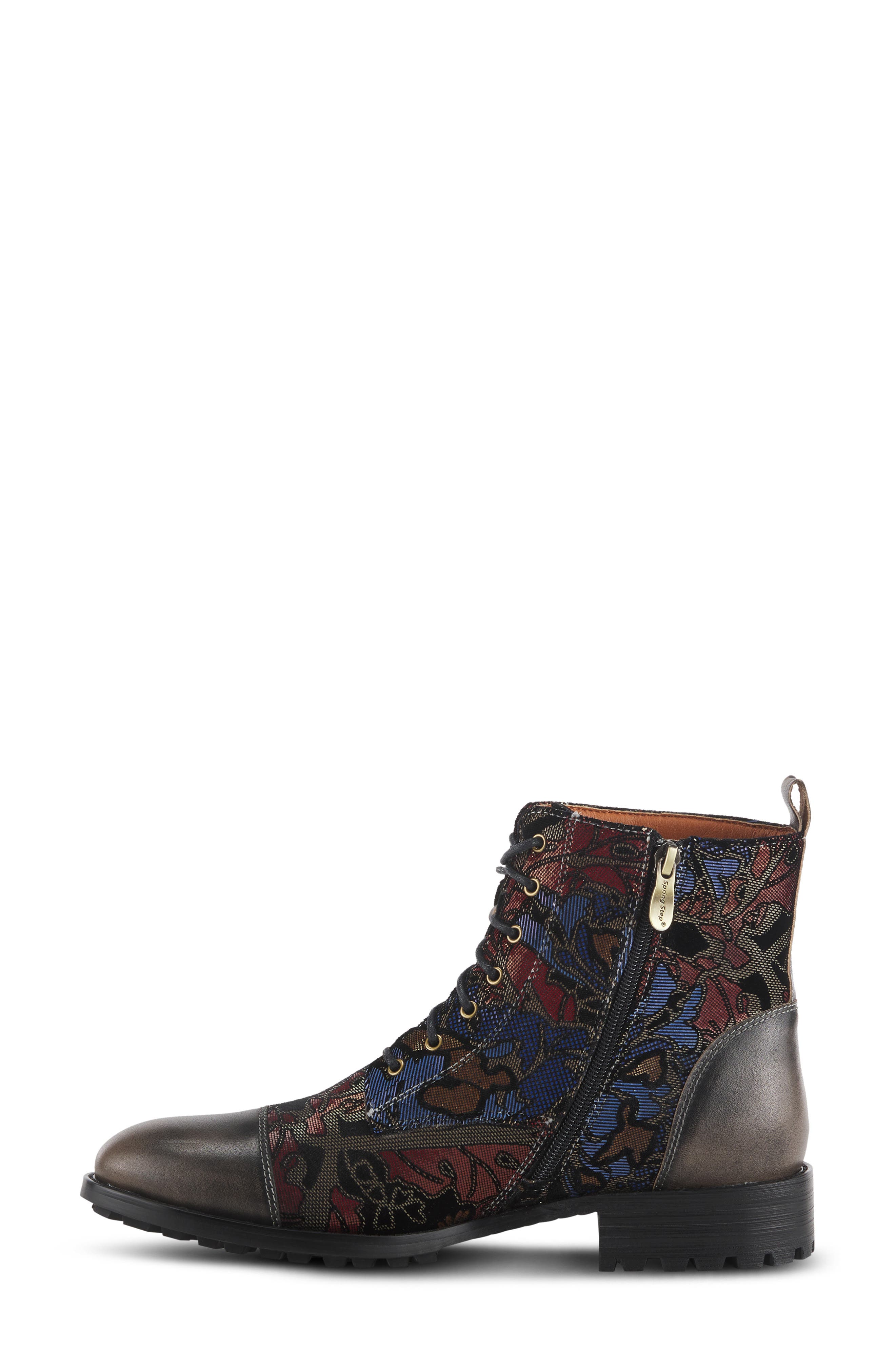 L'Artiste by Spring Step Elton Bootie, Alternate, color, Grey Multi