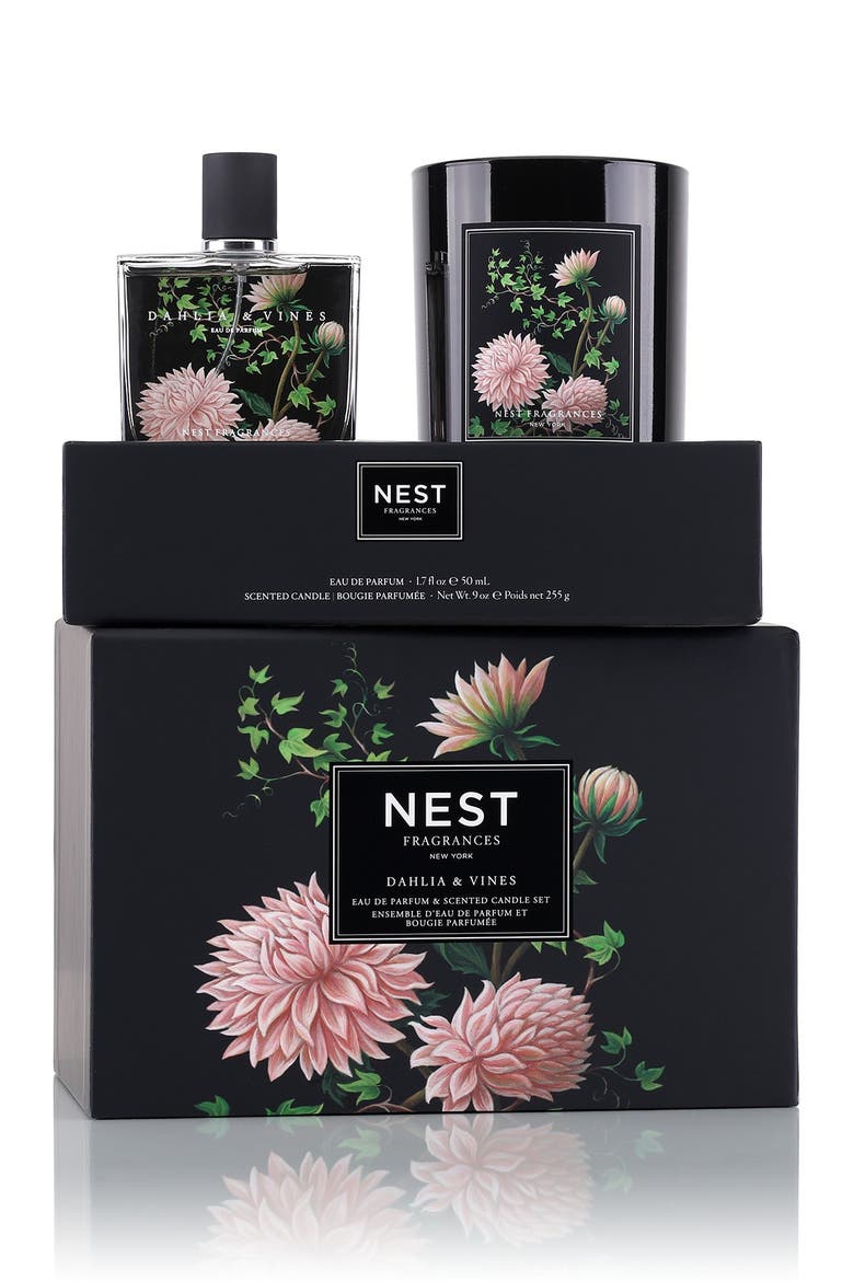 Dahlia & Vines Eau de Parfum & Candle 2-Piece Set, Main, color, NO COLOR