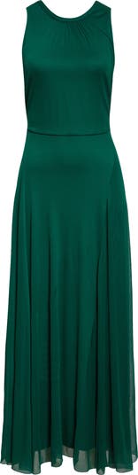 Carnet Mesh Jersey Maxi Dress