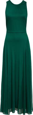 MAX MARA ワンピース 25 Carnet mesh jersey maxi dress1079599 Carnet mesh jersey maxi dress in green - Max Mara | Mytheresa