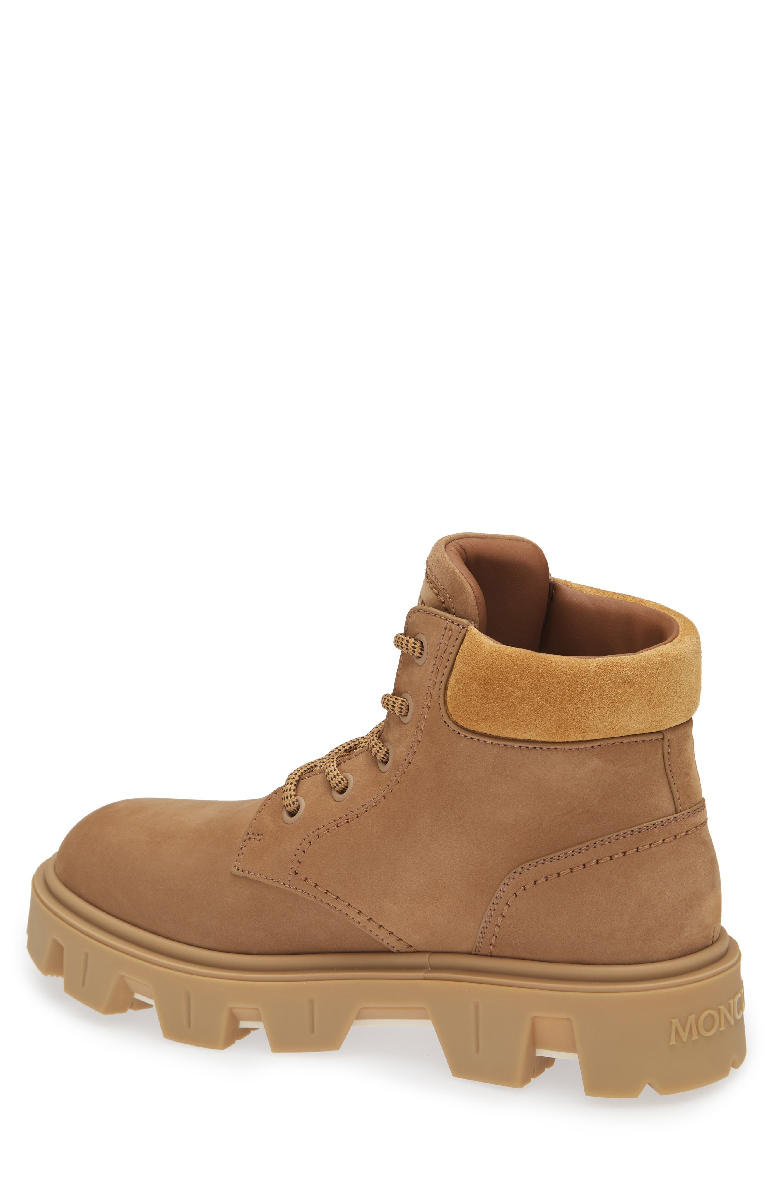 Peak City Nubuck & Suede Ankle Boot, Alternate, color, WARM BEIGE
