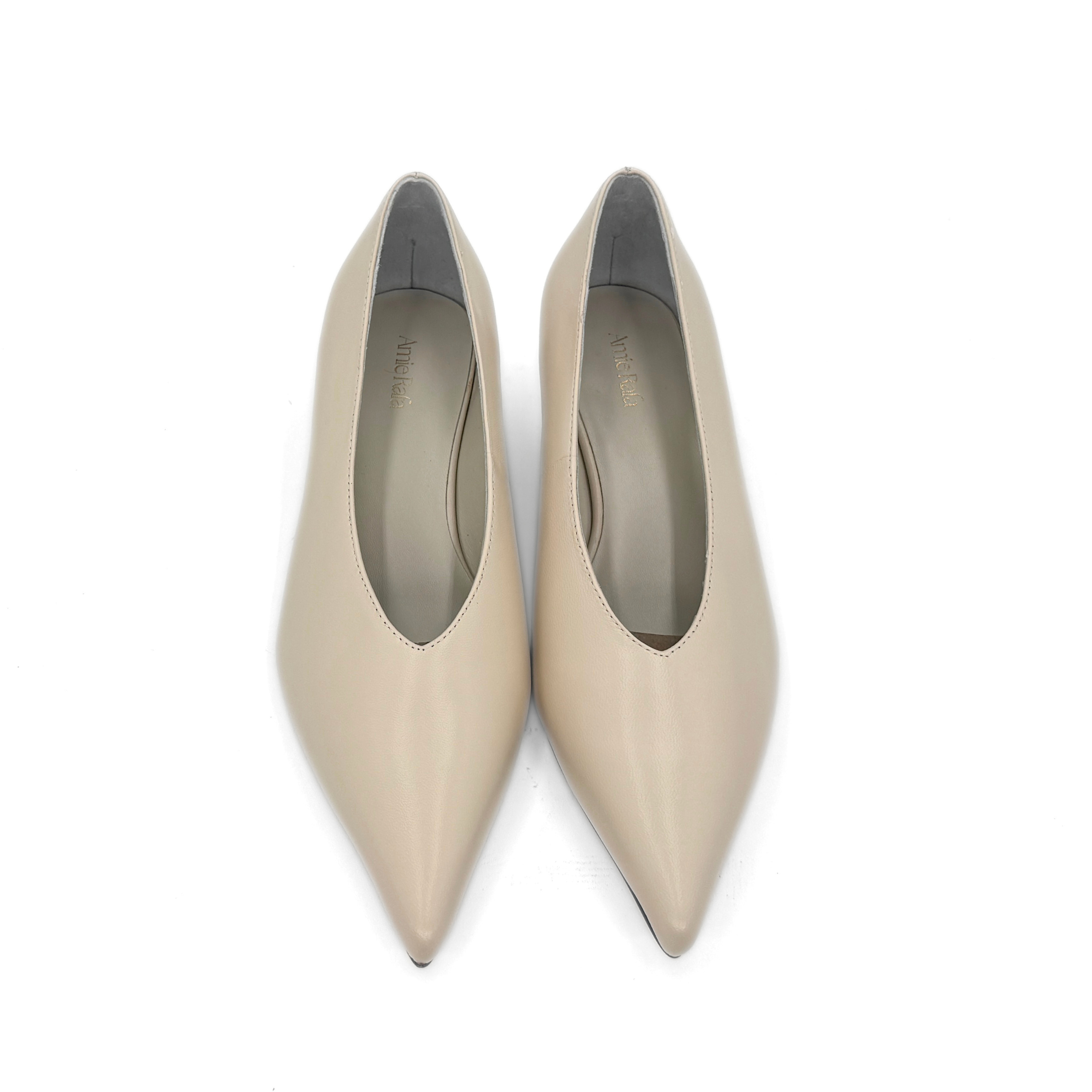 JoJo Leather Wedge Pumps, Alternate, color, Bone