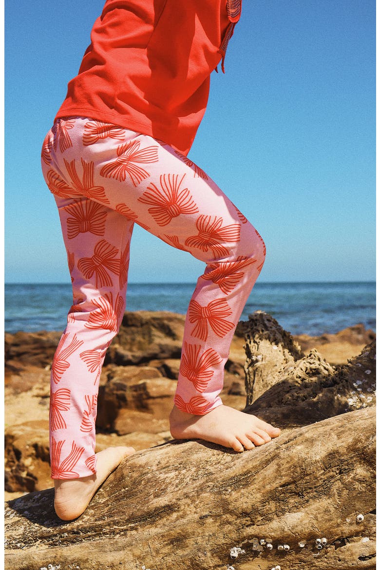 Kids' Lolly Leggings, Alternate, color, POPPY
