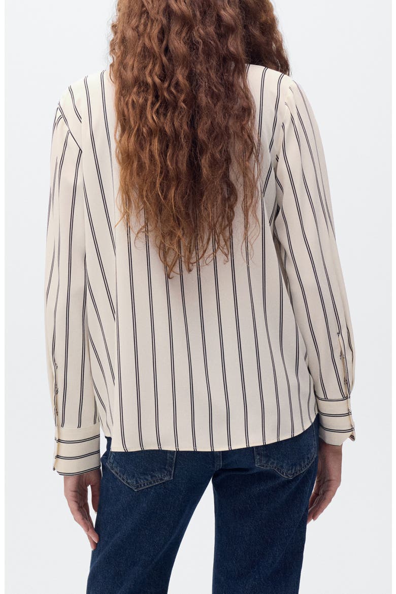 Print Button-Up Shirt, Alternate, color, ECRU