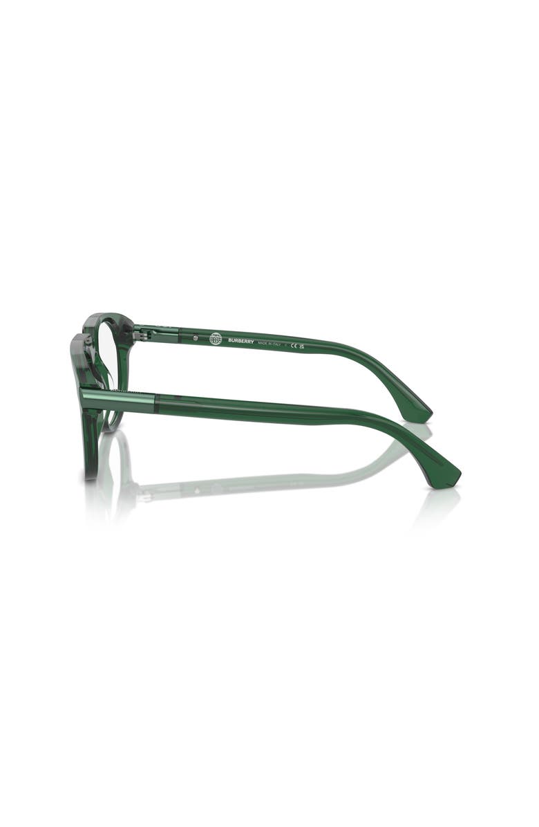 Burberry 51mm Pilot optical glasses, Alternate, color, Green