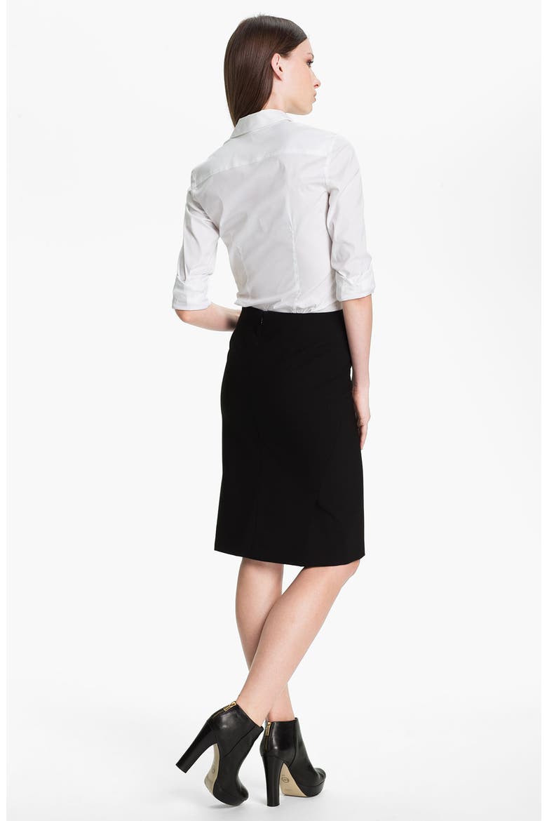 'Golda - Tailor' Pencil Skirt, Alternate, color, BLACK