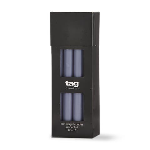 Color Studio Straight Taper Unscented Paraffin Wax Candle Set