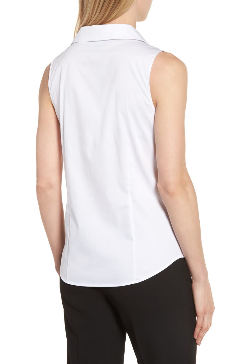 Sleeveless Shirt, Alternate, color, WHITE