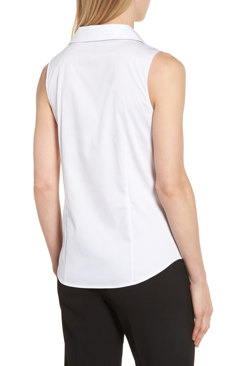 Ming Wang Sleeveless Shirt, Alternate, color, 