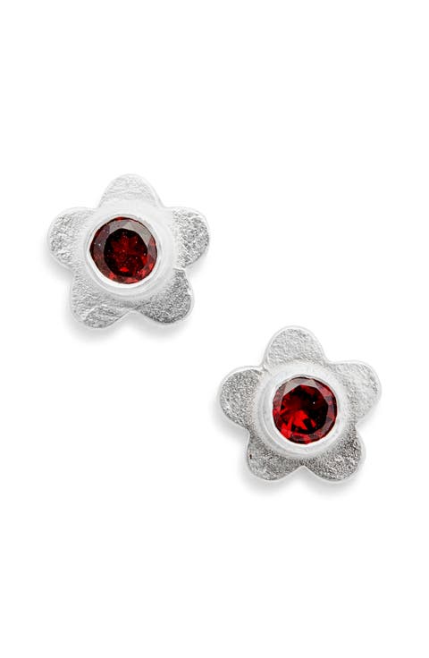 Medium Flower Stud Earrings