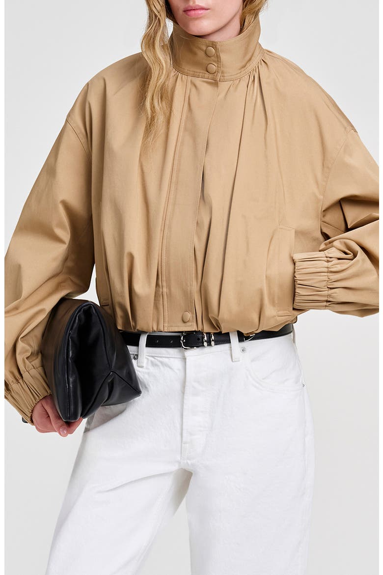 Amlie Bomber Jacket, Main, color, LIGHT BARK