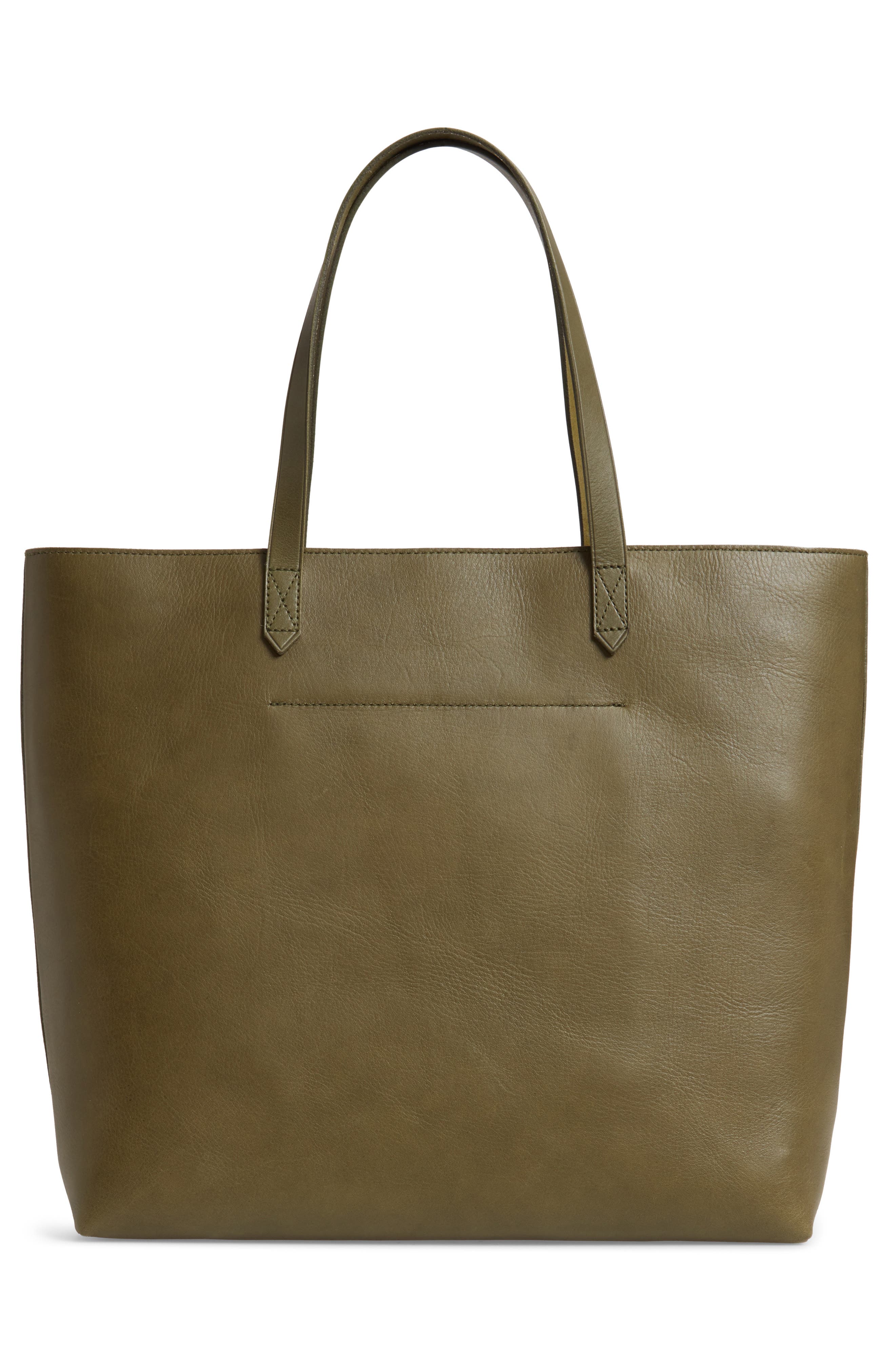 Zip Top Transport Leather Tote, Alternate, color, DEEP WOODLAND