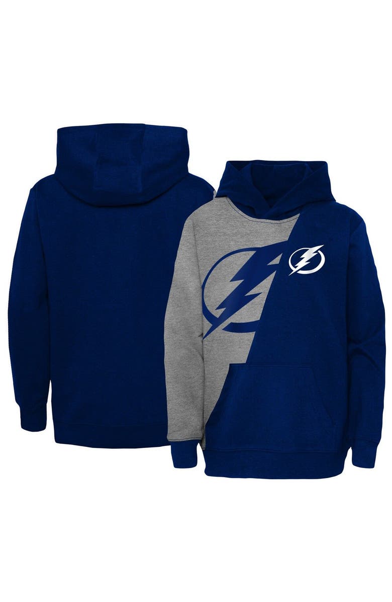 Outerstuff Preschool Gray/Blue Tampa Bay Lightning Unrivaled Pullover Hoodie, Main, color, Gray