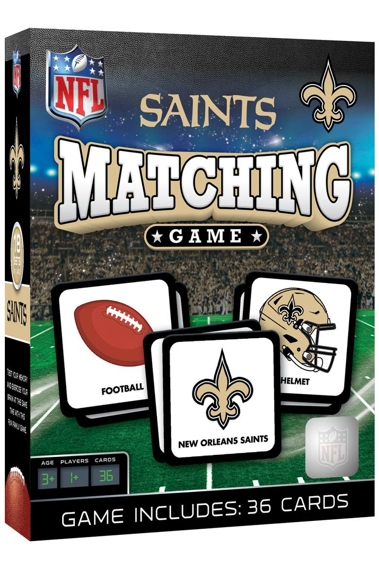 New Orleans Saints Matching Game, Main, color, Multicolor