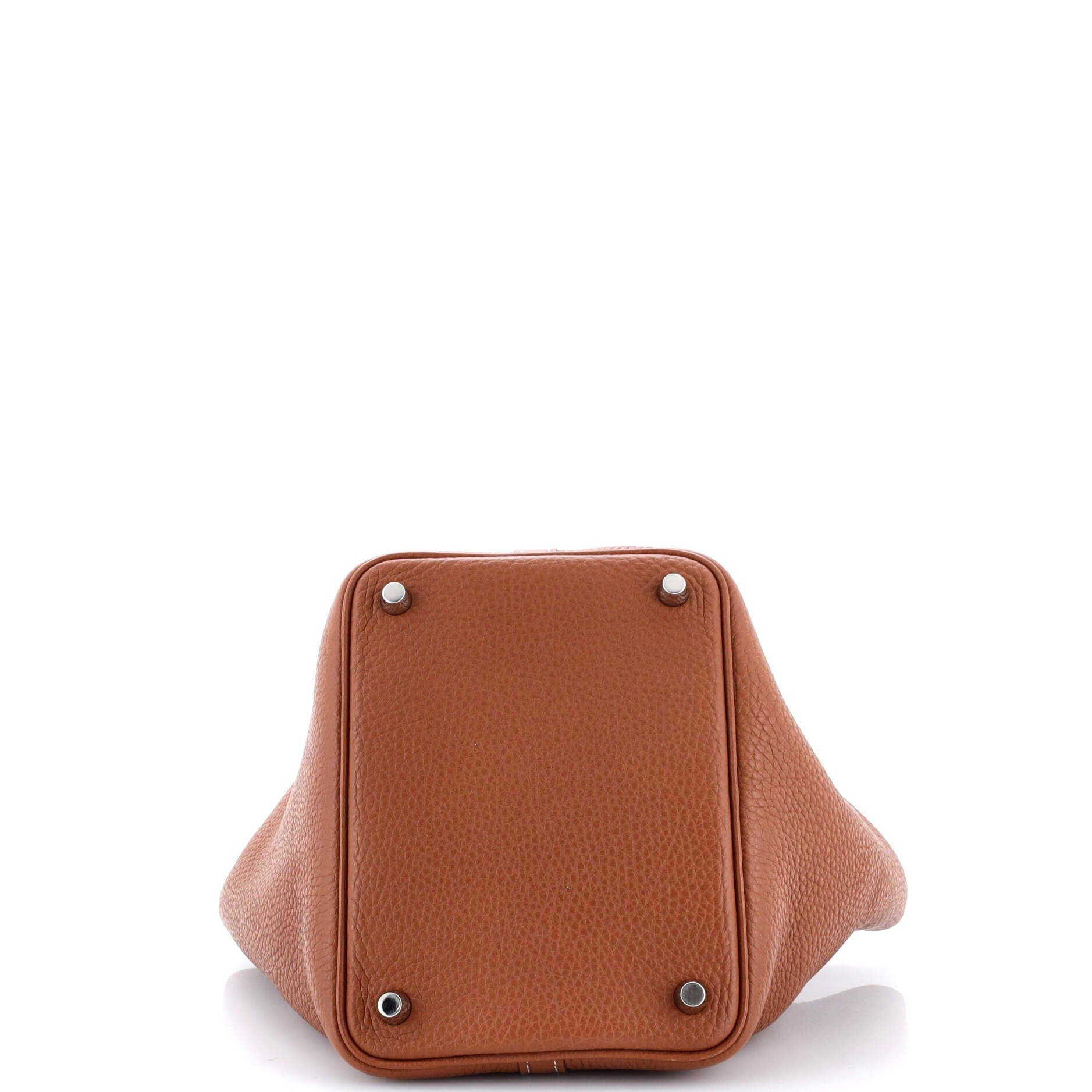 Pre-Owned Hermes Picotin Lock Bag Clemence PM, Alternate, color, Gold