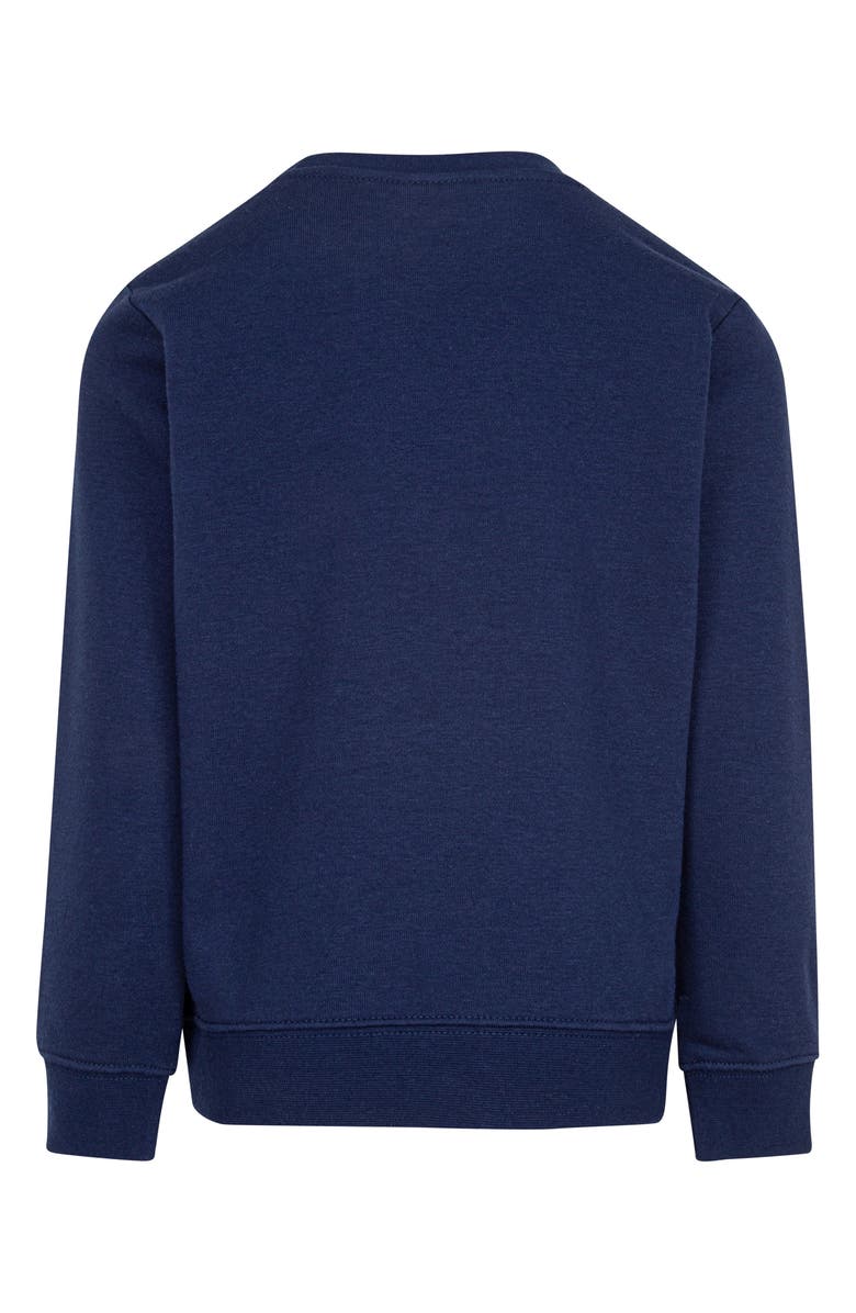 Nike Kids' Sportwear Club Futura French Terry Sweatshirt, Alternate, color, Midnight Navy