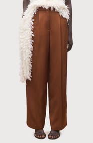 MANGO Straight Leg Suit Pants