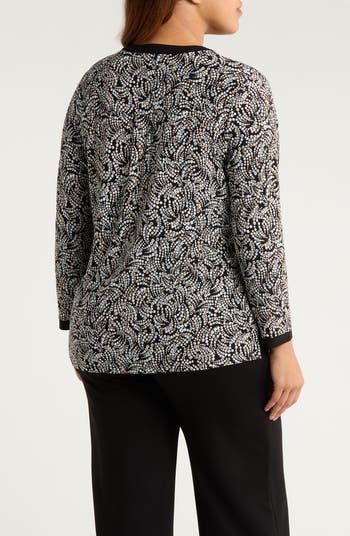 AK ANNE KLEIN Split Neck Tunic Nordstrom