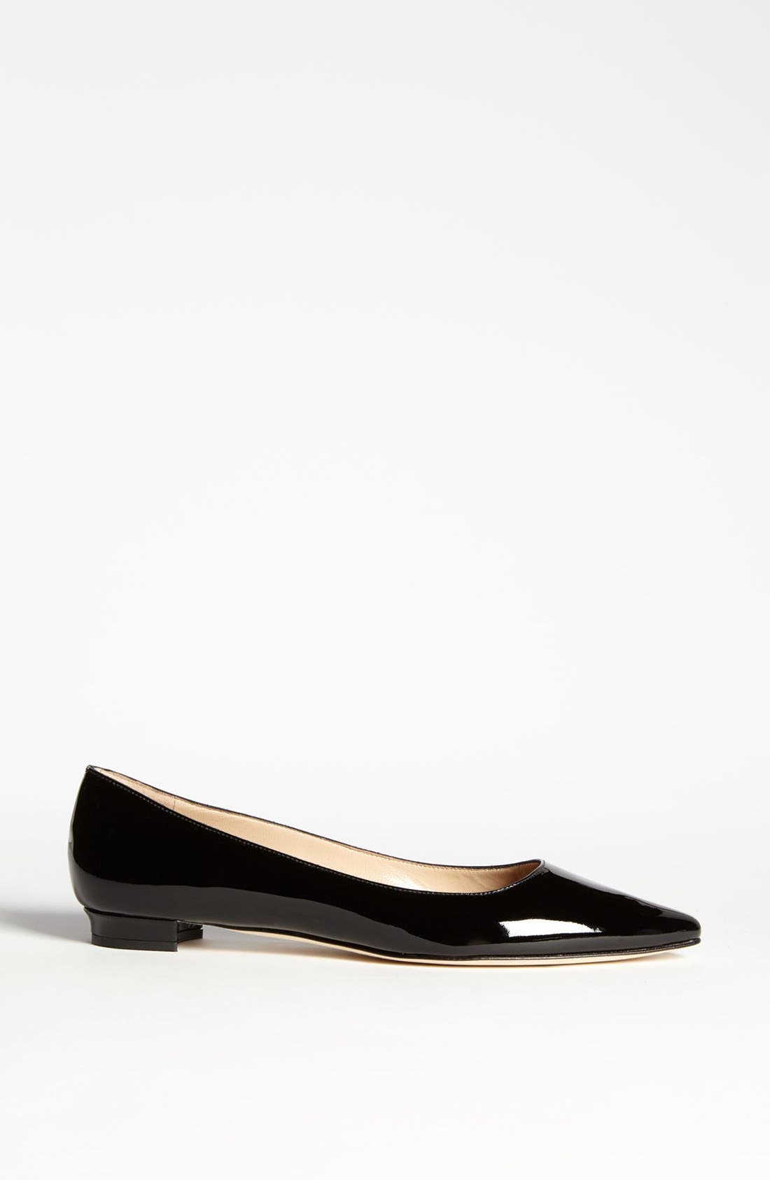 'Titto' Flat, Alternate, color, BLACK