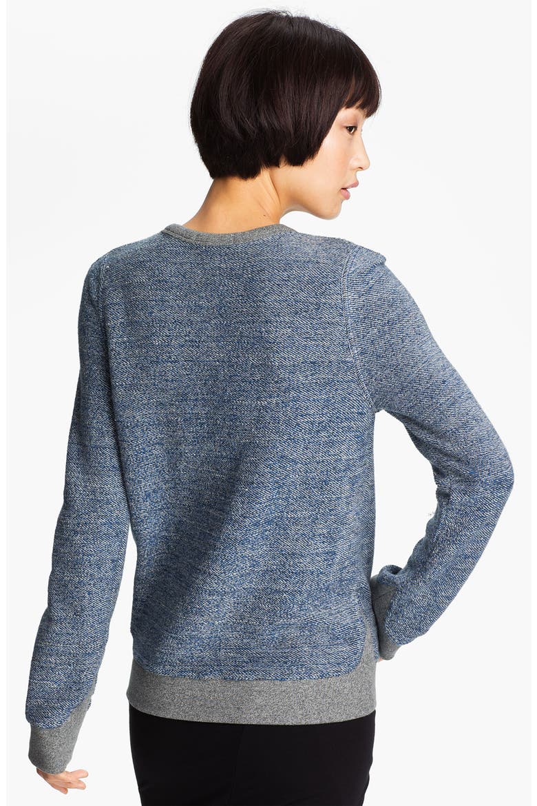 T by Alexander Wang French Terry Sweatshirt, Alternate, color, FIJI MULTI