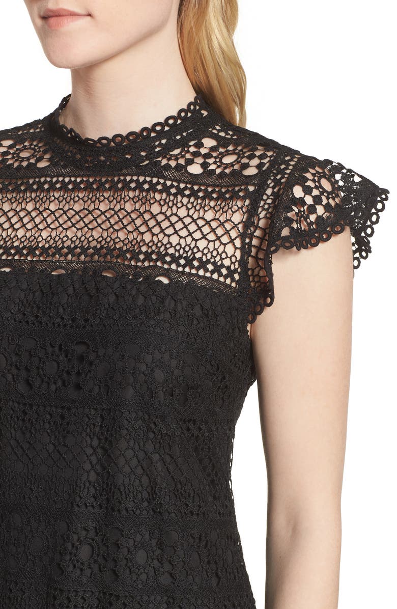 cupcakes and cashmere Delight Lace Dress, Alternate, color, 