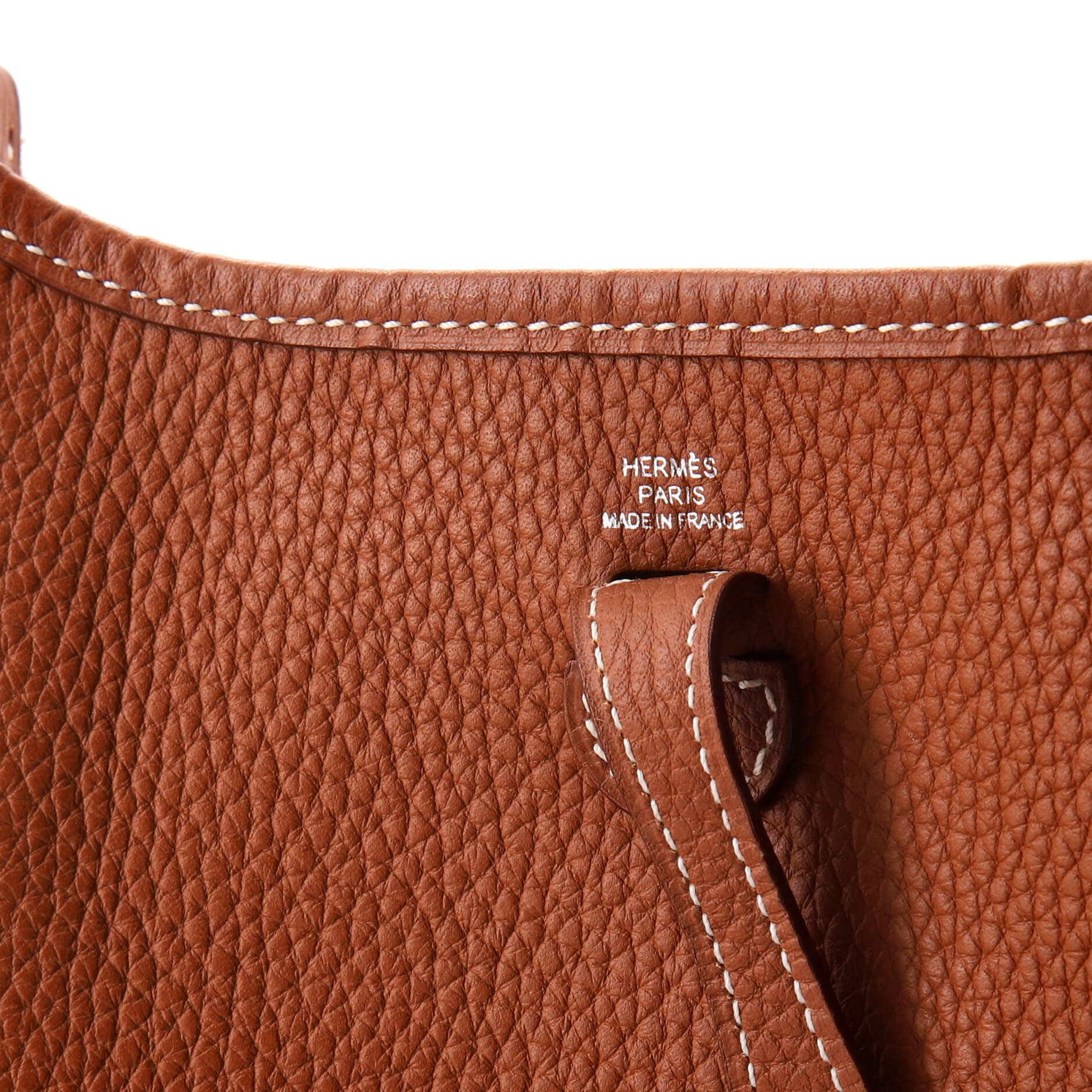 Pre-Owned Hermes Evelyne Bag Gen III Clemence TPM, Alternate, color, Gold