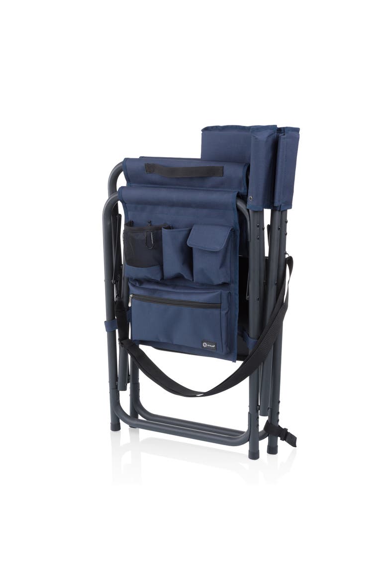 Sports Chair, Alternate, color, Navy Blue with Black Accents
