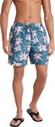 Animal Deep Dive Floral Board Shorts