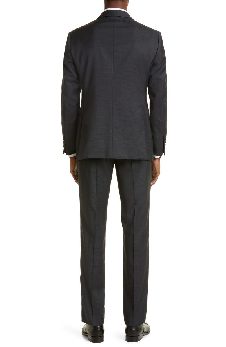 Emporio Armani Micro Textured Wool Suit, Alternate, color, 