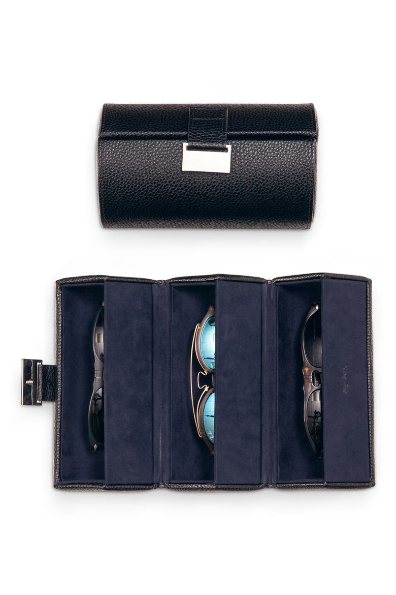 Leather Travel Sunglasses Roll, Alternate, color, MULTI COLOR