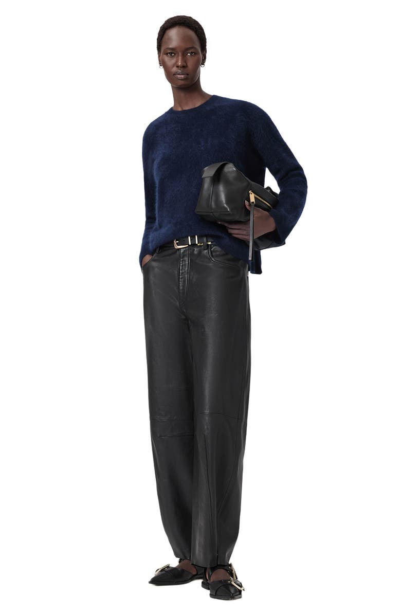 AllSaints Rebel Cashmere Crewneck Sweater, Alternate, color, Midnight Blue