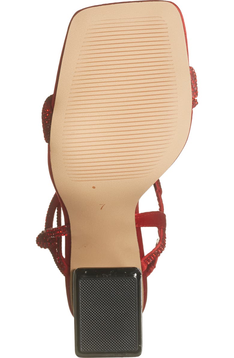 ASHLEY KAHEN Goddess Block Heel Sandal, Alternate, color, Red