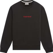 GUESS JEANS Logo Embroidered Crewneck Sweatshirt