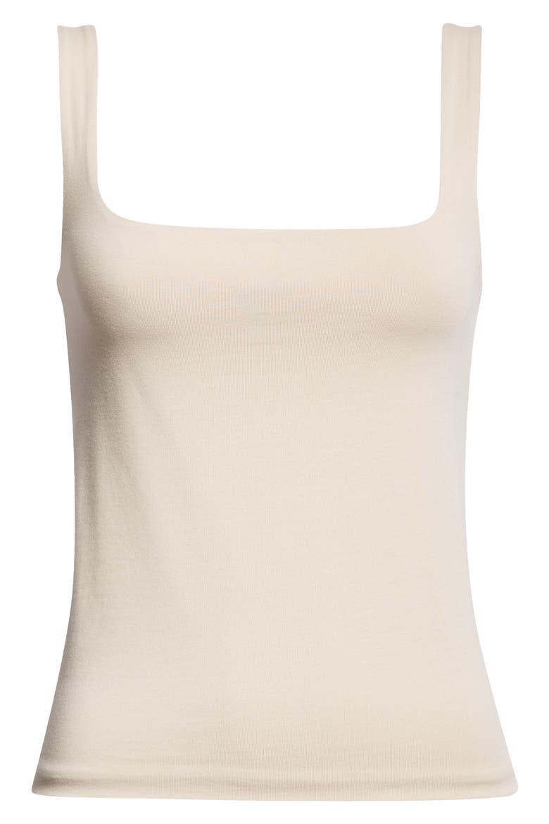 Square Neck Tank, Alternate, color, WHITE OAK