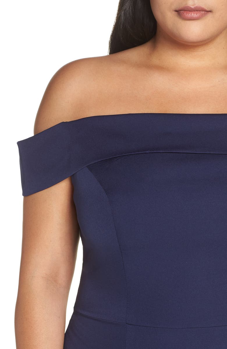 Chi Chi London Off the Shoulder Dress, Alternate, color,