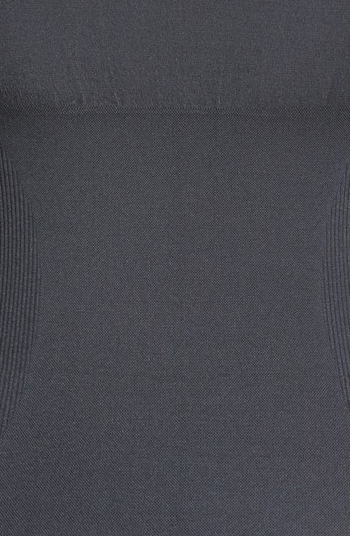 Pinsy Butter Sculpt Long Sleeve Bodysuit In Grey