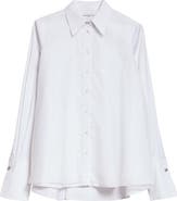 Brandon Maxwell The Vaughn Frothy Layered Button-Up Shirt