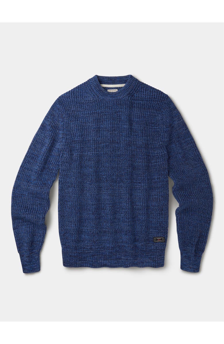 Aubin Martin Ribbed Crew Neck Sweater, Alternate, color, Blue Twist